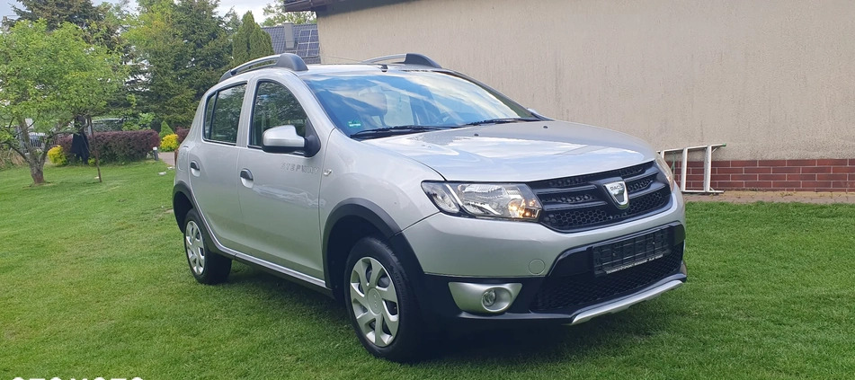 Dacia Sandero Stepway cena 21999 przebieg: 112000, rok produkcji 2013 z Pasłęk małe 596